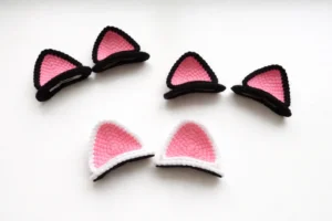 Kẹp tai mèo handmade