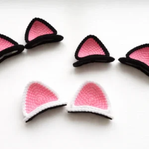 Kẹp tai mèo handmade