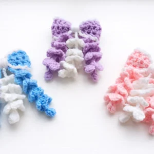 Kẹp hoa tử đằng handmade