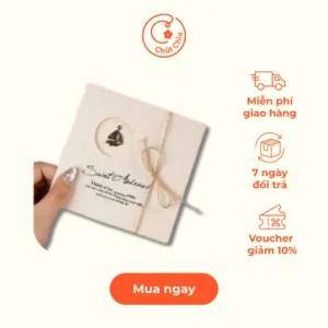 Thiệp giấy Saint Andrews phong cách Vintage