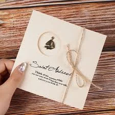 Thiệp giấy Saint Andrews phong cách Vintage