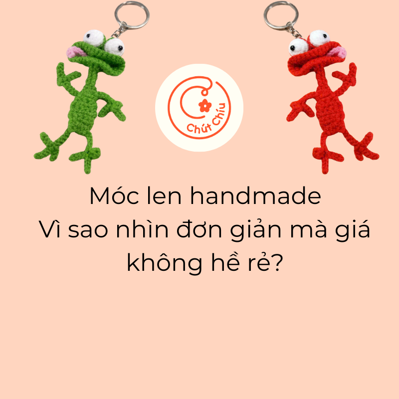 Móc len handmade. Vì sao nhìn đơn giản mà giá không hề rẻ