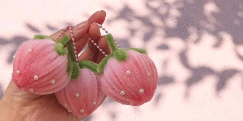 các ý tưởng trước khi làm móc khóa kẽm nhung handmade