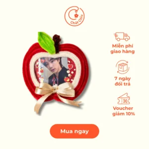 Case đựng card idol hình quả táo