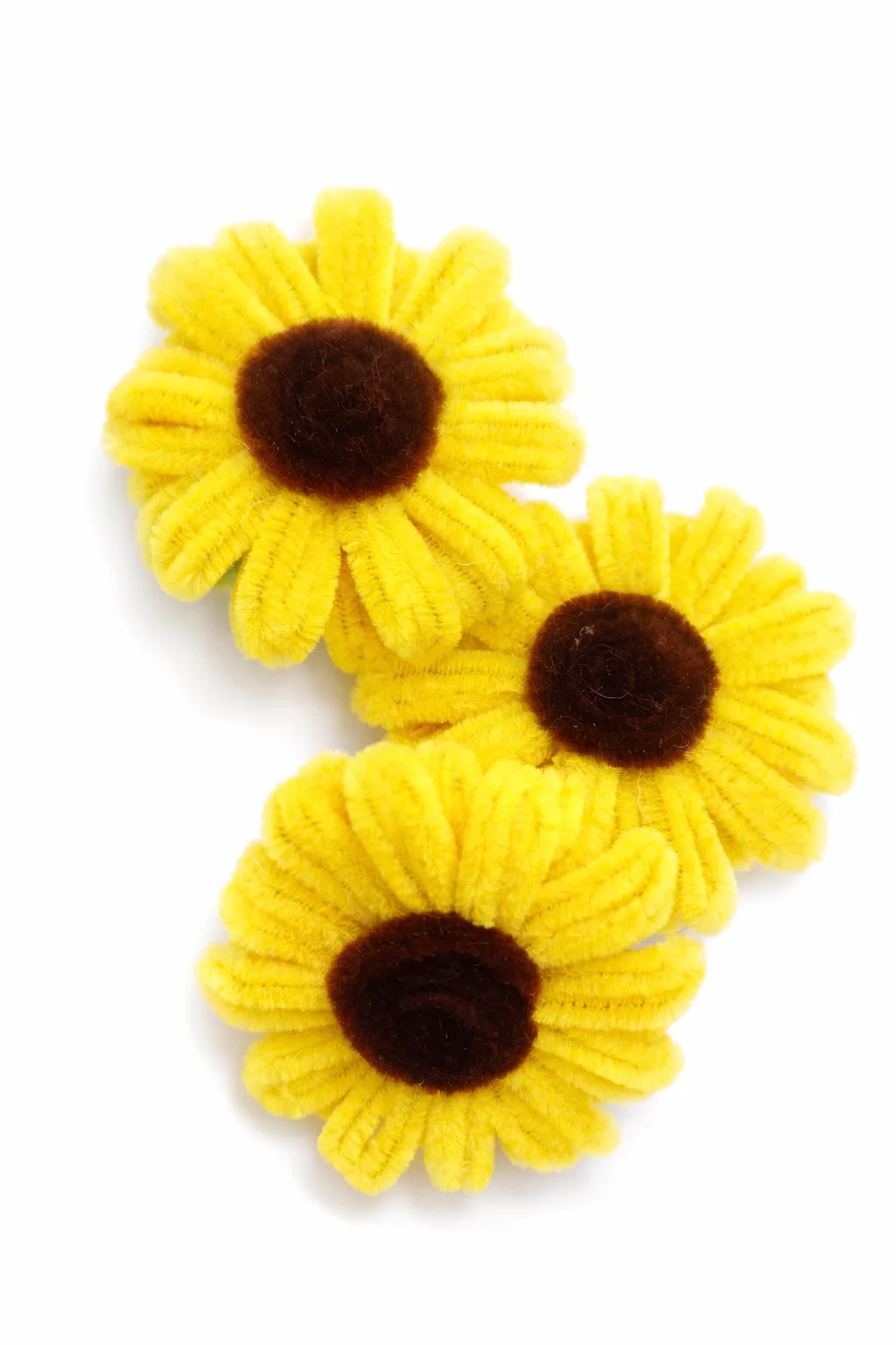 Cài Áo Hoa Hướng Dương Kẽm Nhung Handmade