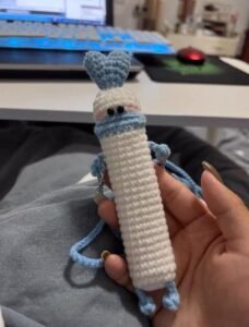 Túi quái vật đựng son handmade