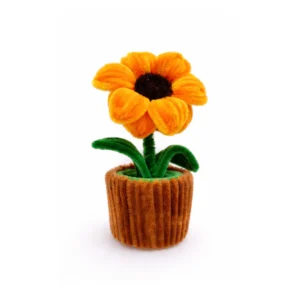 Sản phẩm hoa hướng dương kẽm nhung handmade